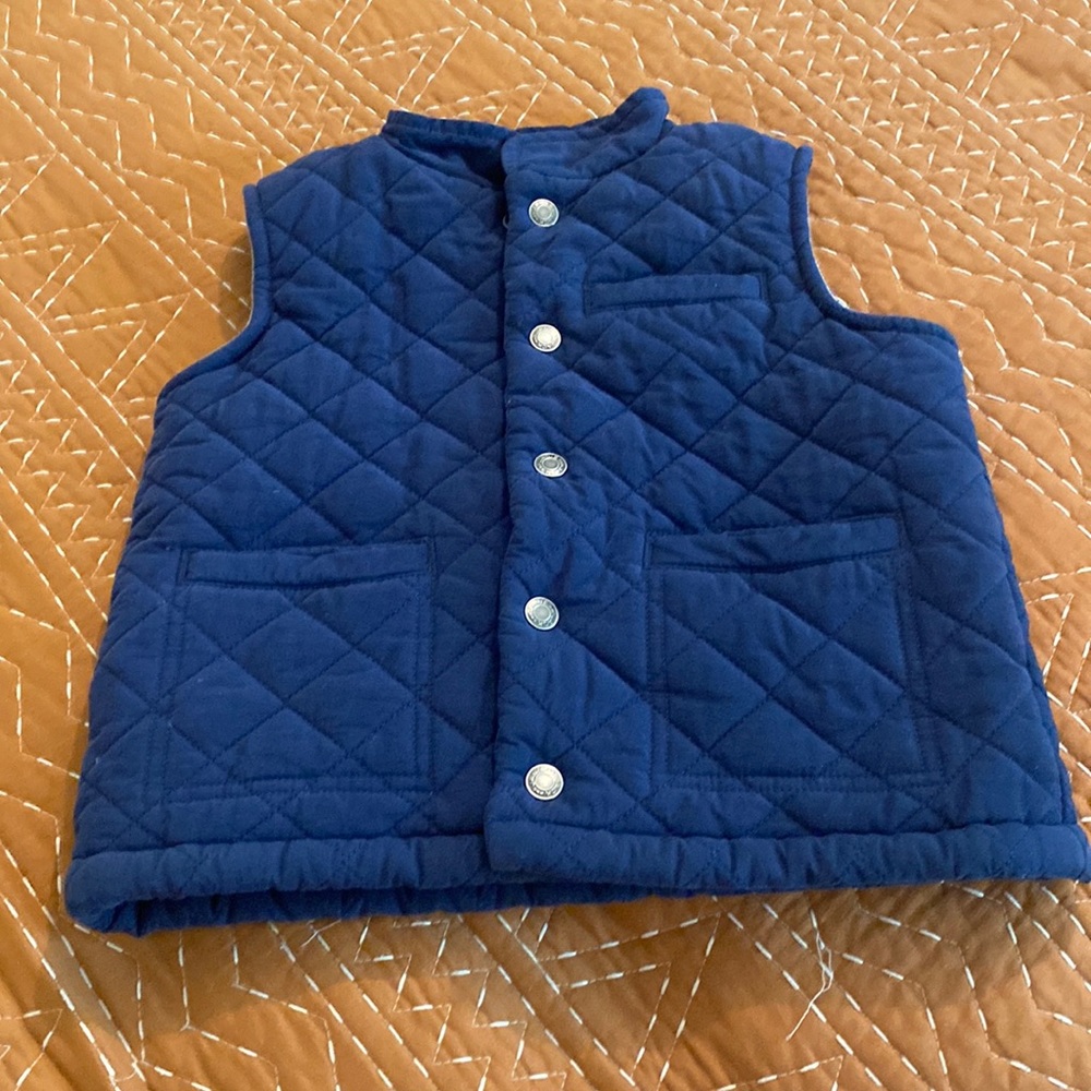Janie and Jack blue vest